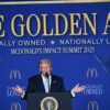 Trump Tells McDonald's Owners His Victory Saved America From Economic Catastrophe