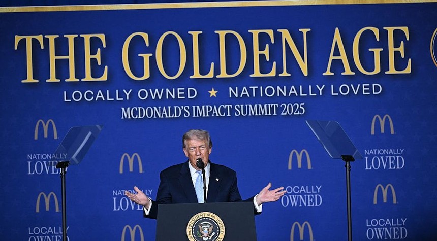 Trump Tells McDonald's Owners His Victory Saved America From Economic Catastrophe
