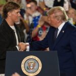 Trump Defends Giants Quarterback Jaxson Dart After Rally Appearance Draws Criticism