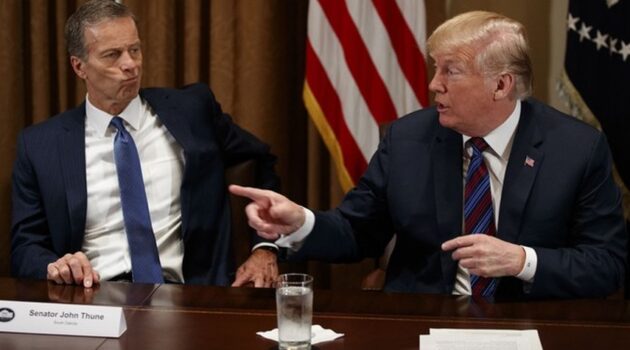 Trump Demands Senate Fire Parliamentarian Over Republican Treatment